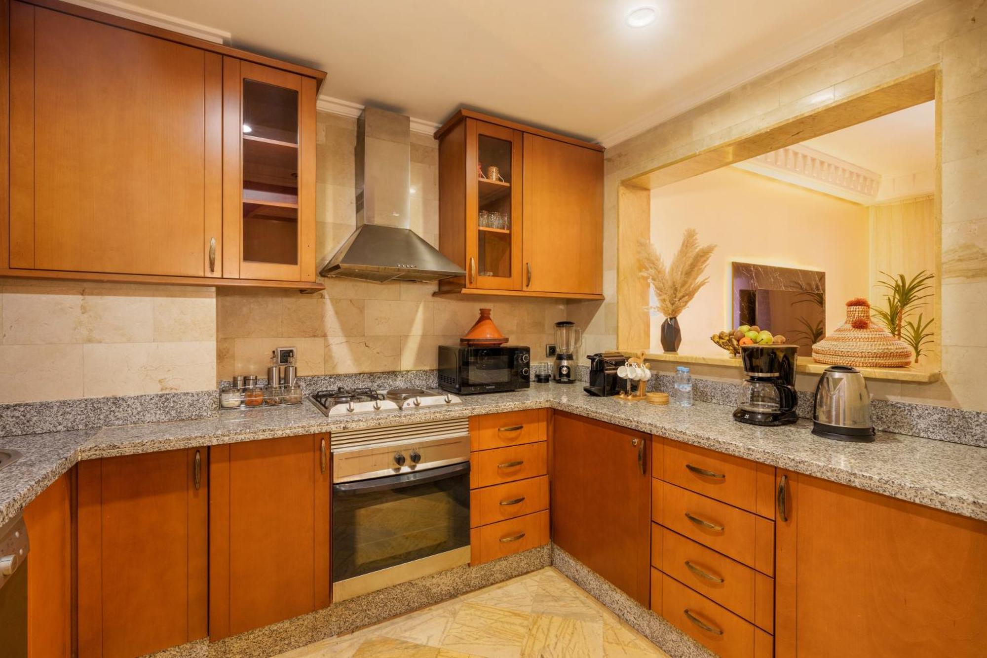 Appartement Haut Standing Gueliz Plaza Avec Vue 마라케시 외부 사진