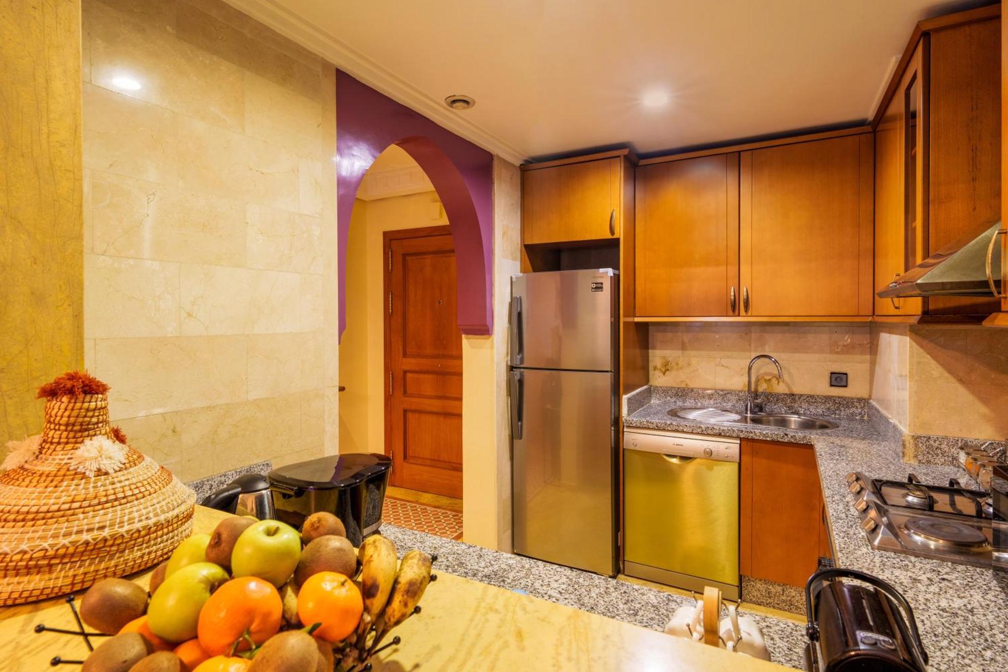 Appartement Haut Standing Gueliz Plaza Avec Vue 마라케시 외부 사진