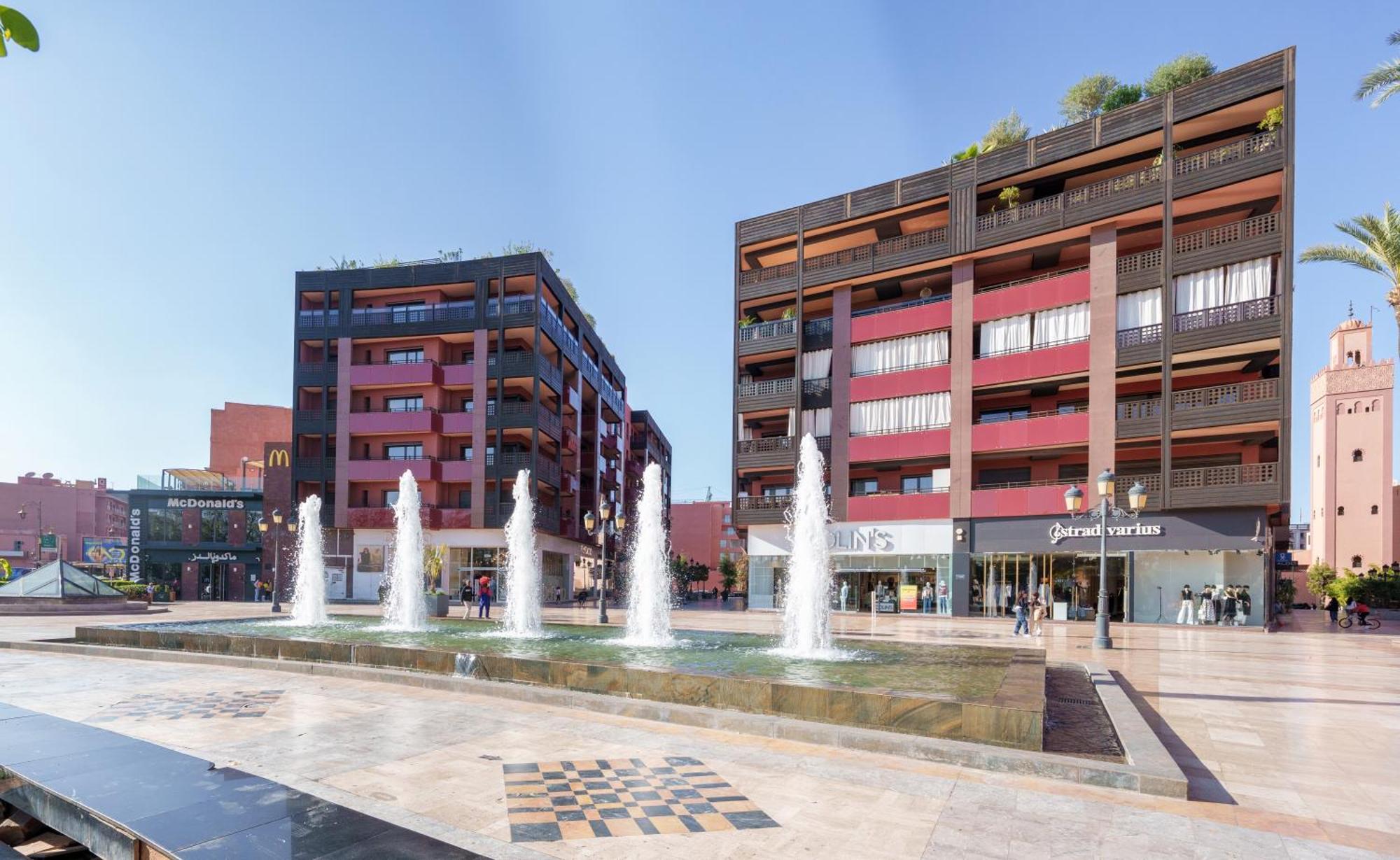 Appartement Haut Standing Gueliz Plaza Avec Vue 마라케시 외부 사진